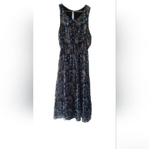 Floral Sleeveless Maxi Dress